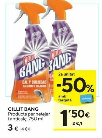 Caprabo Limpiadores cillit bang oferta