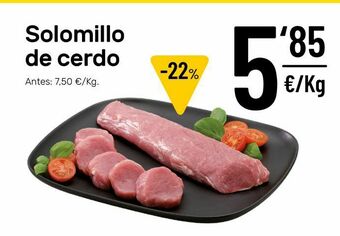 AhorraMas Solomillo de cerdo oferta