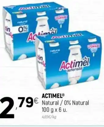 Coviran Actimel Natural 100gx6u oferta