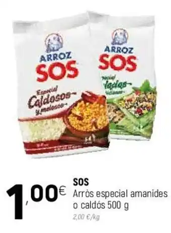 Coviran SOS Arrós Especial amanides o caldós 500g oferta