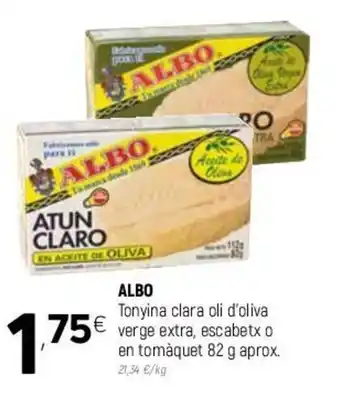 Coviran Albo Tonyina clara en oli d'oliva 82g oferta