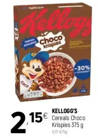 Coviran Kellogg's Cereals Choco Krispies 375g oferta