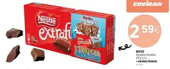Coviran Nestlé Xocolata Extrafina 125x3u oferta