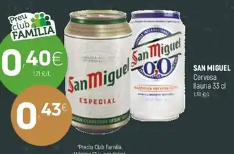 Coviran San Miguel Cervesa llauna 33cl oferta