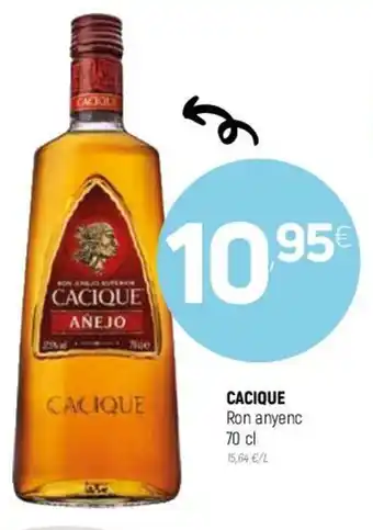 Coviran cacique Ron Anyenc 70cl oferta