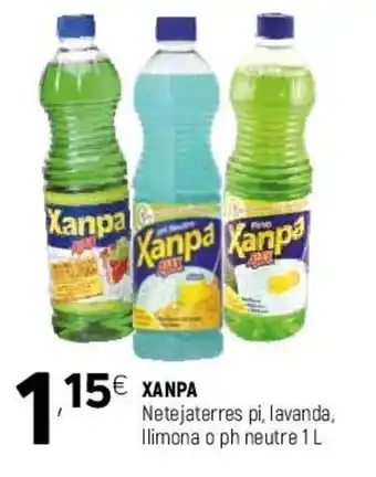 Coviran Xanpa Netejaterres pi, lavanda llimona o ph neutre 1l oferta