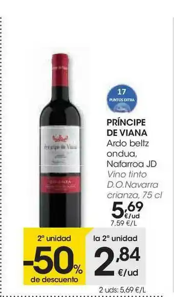 Eroski Príncipe De Viana 75cl oferta