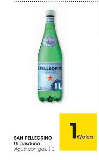 Eroski San Pellegrino Ur Gasduna 1l oferta