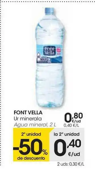 Eroski Font Vella 2l oferta
