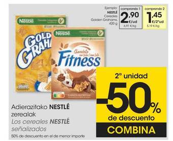 Eroski Los Cereales Nestlé Señalizados oferta