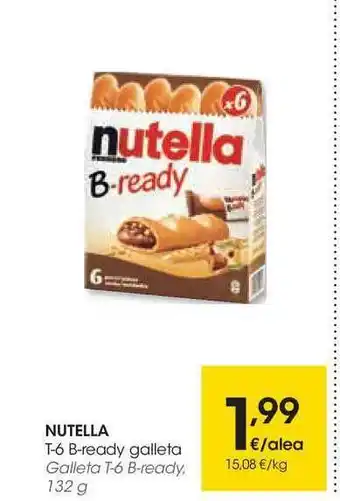 Eroski Nutella T-6 B-ready Galleta oferta