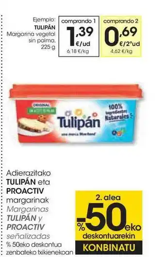 Eroski Tulipán Eta Proactiv 225g oferta