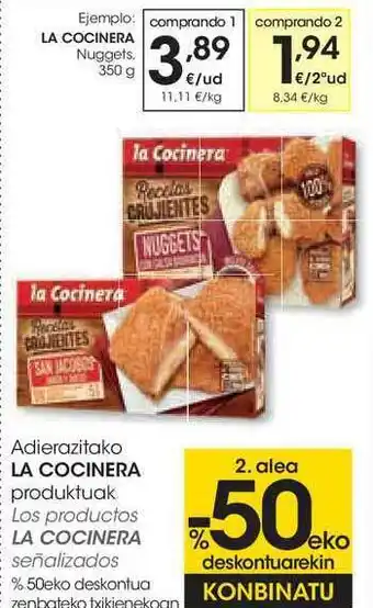Eroski Adierazitako La Cocinera 350g oferta