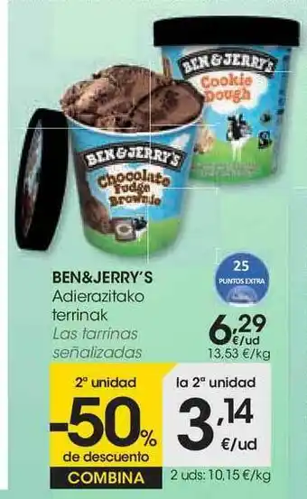 Eroski Ben&jerry's oferta