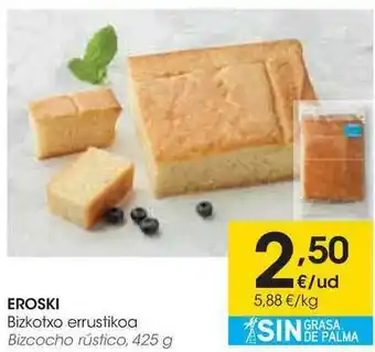 Eroski Eroski Bikotxo Errustikoa 425g oferta