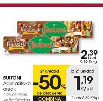 Eroski Buitoni Adierazitak Oreak oferta