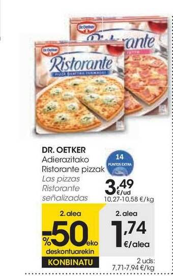 Eroski Dr. Oetker oferta