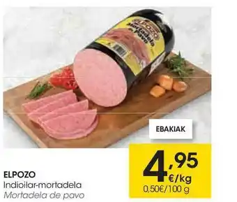 Eroski Elpozo Indiolar-mortadela 100g oferta