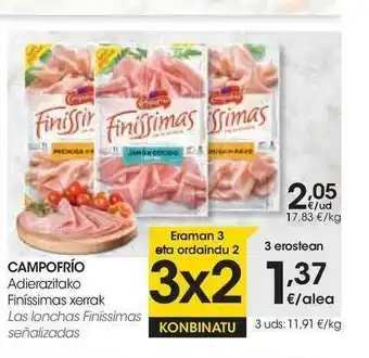 Eroski Campofrio Adierazitako oferta
