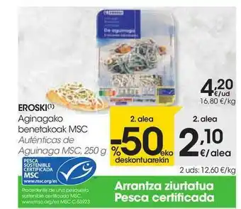 Eroski Eroski Aginako Benetakoak Msc oferta