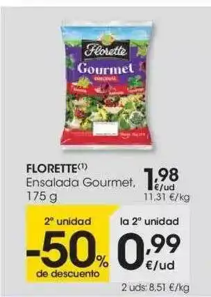Eroski Florete Ensalada Gourmet 175g oferta