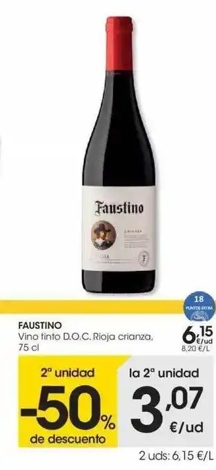Eroski Faustino Vinto Tito 75cl oferta