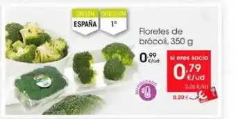 Eroski Floretes De Brócoli 350g oferta