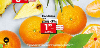 Dia Mandarina oferta