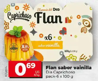 Dia Flan sabor vainilla pack - 6 x 100g oferta