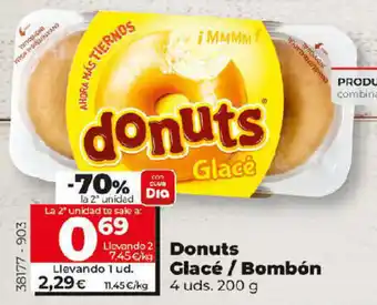 Dia Donuts Glacé / Bombón 4 uds 200g oferta