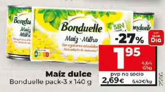 Dia Maí z dulce Bonduelle pack-3 x 140g oferta