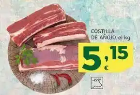 HiperDino Costilla de añojo, el kg oferta