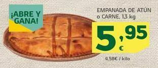 HiperDino Empanada de atún o carne, 1,3 kg oferta