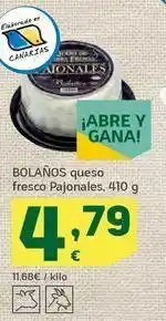HiperDino Bolaños queso fresco pajonales, 410 g oferta