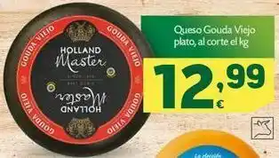 HiperDino Queso gouda viejo plato, al corte el kg oferta