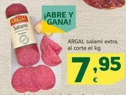 HiperDino Argal salami extra, al corte el kg oferta