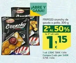 HiperDino Fripozo crunchy de gouda o pollo, 300 g oferta