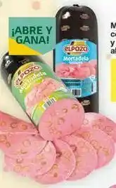 HiperDino Mortadela con aceitunas y siciliana, al corte el kg oferta