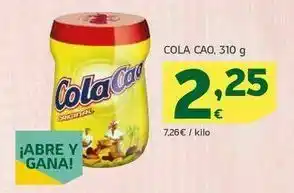 HiperDino Cola cao, 310 g oferta