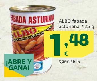 HiperDino Albo fabada asturiana, 425 g oferta
