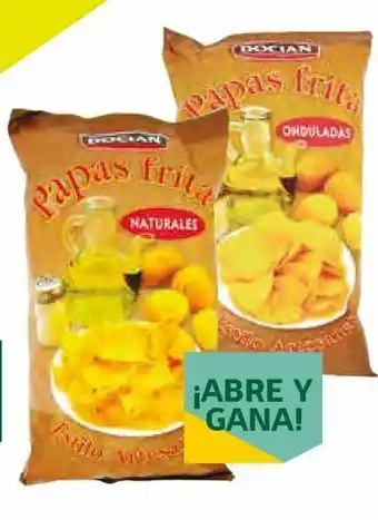 HiperDino Papas fritas docian naturales / onduladas 165 g oferta