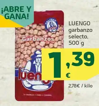HiperDino Luengo garbanzo selecto, 500 g oferta