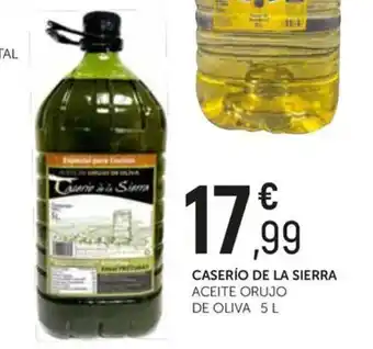 Comerco Cash & Carry CASERÍO DE LA SIERRA ACEITE ORUJO DE OLIVA 5 L oferta