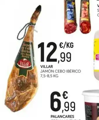 Comerco Cash & Carry JAMÓN CEBO IBÉRICO 7,5-8,5 KG oferta
