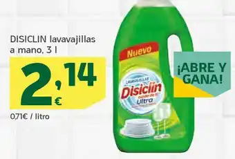 HiperDino Disiclin lavavajillas a mano, 3 l oferta
