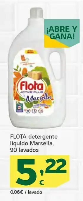 HiperDino Flota detergente líquido marsella, 90 lavados oferta