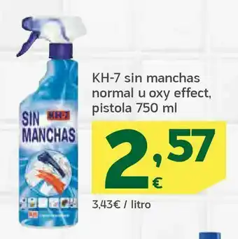 HiperDino Kh-7 sin manchas normal u oxy effect, pistola 750 ml oferta