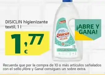 HiperDino Disiclin higienizante textil, 1 l oferta