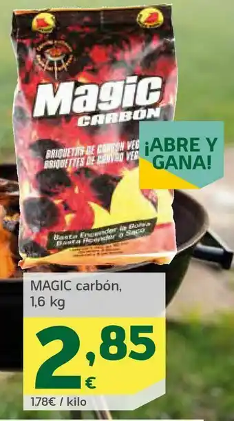 HiperDino Magic carbón, 1,6 kg oferta