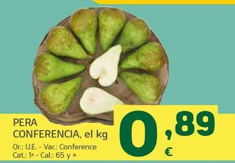 HiperDino Pera conferencia, el kg oferta